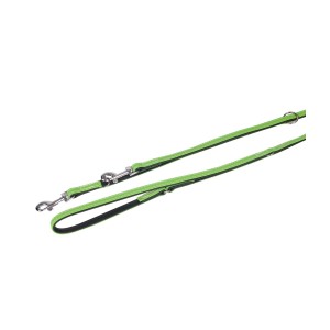 KARLIE Leine FÜHRLEINE 5 COLLAR Nappaleder 200cm 14mm KIWI für Hunde