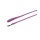 KARLIE FLAMINGO Lederleine BUFFALO 100cm 18mm Violett für Hunde