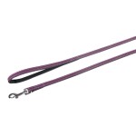 KARLIE Führleine VINTAGE Lederleine Violett 100cm...