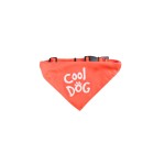 KARLIE Halsband BANDANA COOL DOG rot waschbar für Hunde