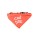 KARLIE Halsband BANDANA COOL DOG rot waschbar für Hunde