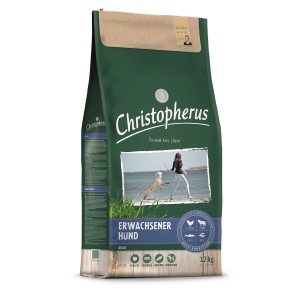 CHRISTOPHERUS Trockenfutter ERWACHSEN Geflügel Lamm Ei Reis für Hunde 12,0kg