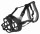 TRIXIE Maulkorb MUZZLE FLEX Silikon L-XL schwarz für Hunde (Berner Sennenhund)