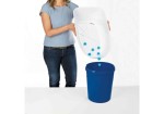 TRIXIE Katzentoilette Berto 39 x 22 x 59cm dunkelgrau/pastellblau/granit