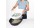TRIXIE Katzentoilette Berto 39 x 22 x 59cm dunkelgrau/pastellblau/granit