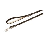 KARLIE Lederleine BUFFALO ULTRA schwarz-hellbeige...