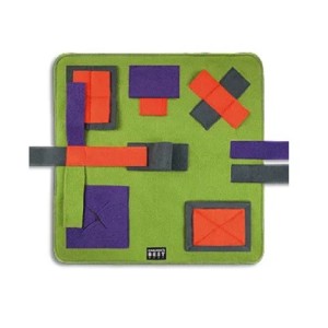 KNAUDERS BEST Schnüffelteppich sniffpad mini 35 x 35cm apfelgrün für Hunde
