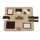 KNAUDERS BEST Schnüffelteppich sniffpad mini 35 x 35cm creme für Hunde