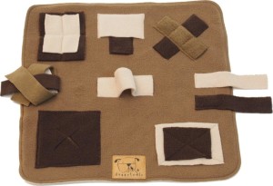 DOGGYTOOLS Schnüffelteppich SNIFFPAD mini 35 x 35 cm Capuccino für Hunde