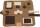 DOGGYTOOLS Schnüffelteppich SNIFFPAD mini 35 x 35 cm Capuccino für Hunde