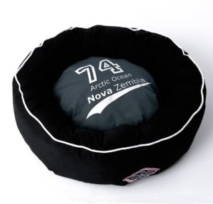 EUROPET-BERNINA Bett NOVA ZEMBLA D&D Rund 50cm schwarz/grau für Hunde