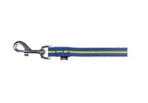 TRIXIE Trainigsleine FUSION S-L 1,00 m/17 mm blau/grün Handschlaufe gummiert f. Hunde