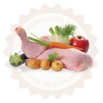 LAKEFIELDS MANUFAKTUR Nassfutter DOSENFLEISCH MENÜ HUHN 61% Fleischanteil für Hunde 12 x 400g