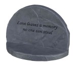 TRIXIE Gedenkstein LOVE 16 x 12 x 7 cm Polyesterharz grau...