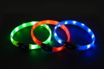 KARLIE Leuchtschlauch LED-VISIO Light Langhaar über USB-Kabel ladbar für Hunde