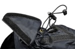 DOGBITE Hunderegenjacke MATT Fexible-System schwarz Mantel für Hunde