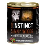 PURE INSTINCT Nassfutter SUNNY WOODS Wildschwein Monoprotein ohne Getreide für Hunde
