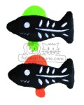 TRIXIE Spielzeug FISCHE mit Catnip 3 x 8cm Inhalt 2...