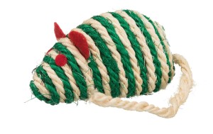 TRIXIE Spielzeug SISALMAUS mit Catnip 10cm für Katzen