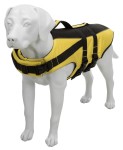 TRIXIE Rettungsweste SCHWIMMWESTE gelb/schwarz für...
