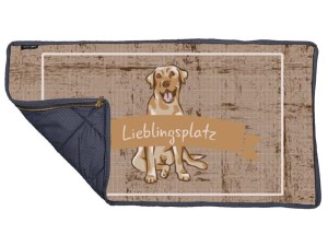 DOGIUS Wechseldecke DESIGN RASSEDECKE LABRADOR Lieblingsplatz Gr. XL für Hunde