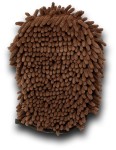 TRILUS Hygiene TMAXX PFLEGEHANDSCHUH BALU waschbar braun...