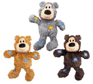 KONG® Spielzeug KONG DOG Plüsch WILD KNOTS strapazierfähig BÄR für Hunde