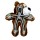KONG® Spielzeug KONG DOG Plüsch WILD KNOTS strapazierfähig BÄR für Hunde 24 cm