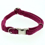 DINOLEINE Halsband KLICK-HALSBAND Polyester 8mm Größe L/45-70cm für Hunde