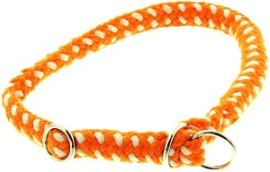 DINOLEINE Halsband STOPPWÜRGER Baumwolle 10mm Größe S/45cm für Hunde