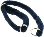 DINOLEINE Halsband STOPPWÜRGER Baumwolle 14mm Größe M/55cm für Hunde