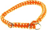 DINOLEINE Halsband STOPPWÜRGER Baumwolle 14mm Größe M/55cm für Hunde