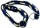 DINOLEINE Halsband STOPPWÜRGER Baumwolle 14mm Größe XS/35cm für Hunde