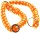 DINOLEINE Halsband STOPPWÜRGER Baumwolle 14mm Größe XS/35cm für Hunde