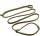 DINOLEINE Leine RETRIEVERLEINE Polyester mit Easy-Locking-System 8mm für Hunde