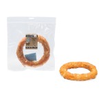 BEEZTEES Kauartikel RINDERHAUT RING mit Huhn für Hunde ø 19,0 cm 1 Stück
