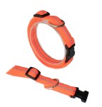 KOCH Halsband KLICK-HALSBAND mit Kennfäden 20mm 35-55cm gepolstert für Hunde