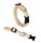 KOCH Halsband KLICK-HALSBAND mit Kennfäden 20mm 35-55cm gepolstert für Hunde