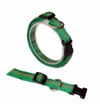 KOCH Halsband KLICK-HALSBAND mit Kennfäden 25mm 45-65cm gepolstert für Hunde