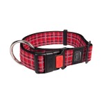 KARLIE Halsband NYLONHALSBAND TARTAN aufgenäht...