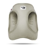 CURLI Brustgeschirr Plush Vest AIR-MESH Grau für Hunde
