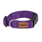 KOCH Halsband KLICK-HALSBAND UNI 25mm 30-45cm gepolstert für Hunde