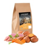 CRAZYPET® Trockenfutter WELPE HUHN mit Truthahn...