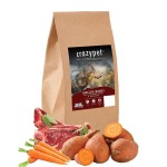 CRAZYPET® Trockenfutter ANGUS-RIND mit...