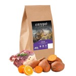 CRAZYPET® Trockenfutter ENTE mit...