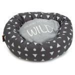 BEEZTEES Kissen LOUNGEKISSEN Born to be Wild grau...