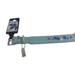 KARLIE Halsband FILZHALSBAND ENZIAN BY HEINO blau 60cm 40mm für Hunde