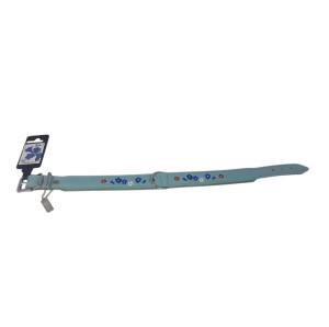 KARLIE Halsband FILZHALSBAND ENZIAN BY HEINO blau 55cm 35mm für Hunde