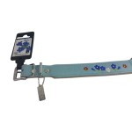 KARLIE Halsband FILZHALSBAND ENZIAN BY HEINO blau 55cm 35mm für Hunde