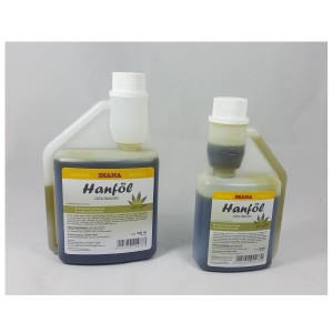 DIANA Nahrungsergänzung HANFÖL 100% naturrein mit Omega 3-6 für Hunde 500 ml